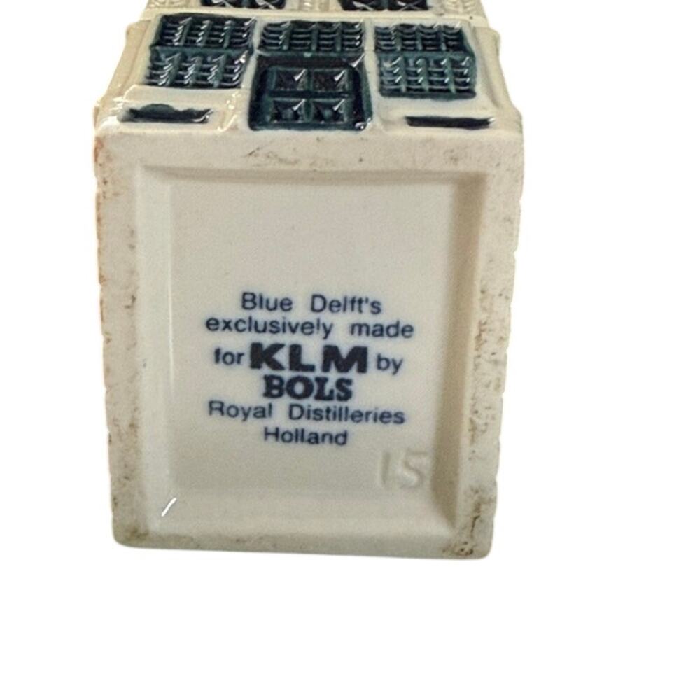 KLM Blue Delft Houses BOLS Amsterdam 2 Sealed #15, #17 1 Empty #80 - Picture 7 of 7